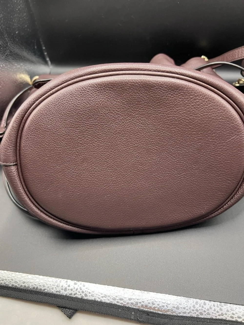 Coach Women’s Leather Petal Bag, Pebble Leather Shoulder/Crossbody F11807 Brown